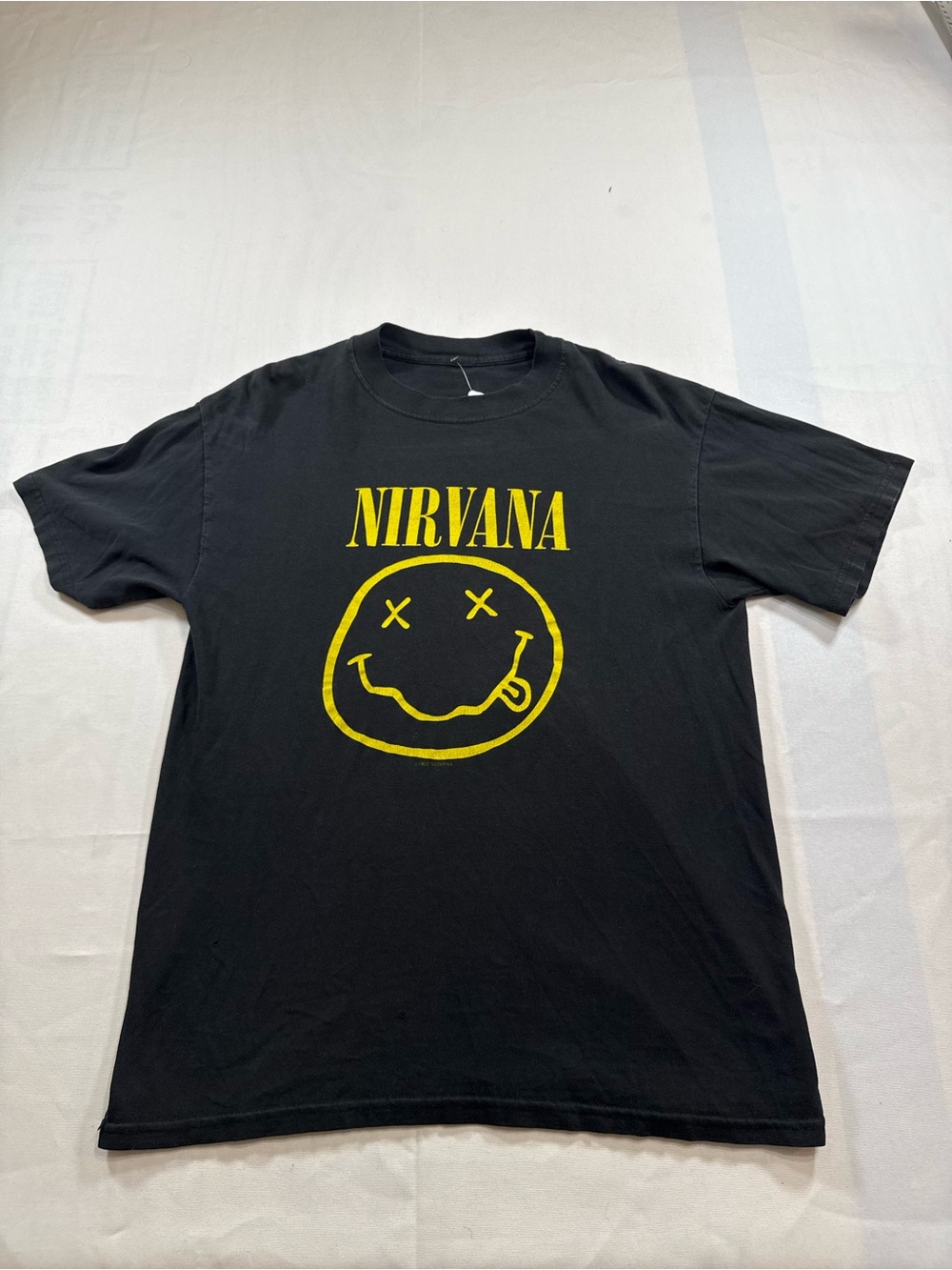 Nirvana Flower Sniffin Kitty Pettin Baby Kissin Corporate Rock Wh*res Shirt 92’